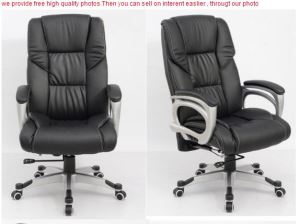 Revolving Leather Recliner Office Swivel Chair